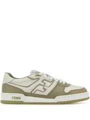 [FENDI] logo-patch sneakers 12 Green