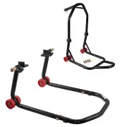 Front Head Motorbike Stand and Rear Adjustable paddock
