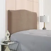 Stretch Bed Headboard Slipcover, Headboard Covers for King/Double Bed, Dust Proof Bed Head Protector Cover for Bedroom Decor, Washable(Coffee,King/200cm/79in)