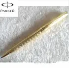 Parker Sonnet Ballpoint Pen Brushed Gold - Gold Clip With Blue Ink Refill