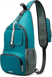 G4Free Packable Crossbody Sling Backpack, Small Travel Hiking Daypack Casual Foldable Shoulder Chest Bag