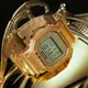 G-SHOCK / DWE-5600HG-1 / 卡西歐CASIO [ 官方直營 ]-霸氣嘻哈金鍊 替換式錶圈/錶帶組