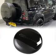 Spare Tyre Tire Cover Trim For 20-22 Land Rover Defender 90-110 Meteorite Black