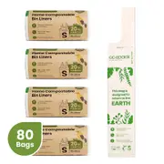 Ecopack 18L Compostable Bin Liners Bundle Small (4 Rolls/80 Bags)