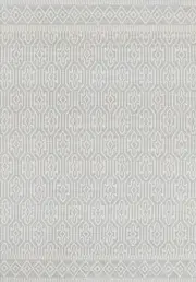 Dulcet Geometric Light Grey Wool Rug