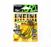 Ryugi HIN051 Infini Offset Worm Hooks Size 3/0 (8503)