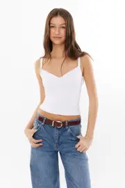 [Supré] Supré - Luxe Twist Front Cami - White XL WHITE