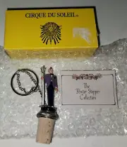 Cirque du Soleil, Mystere Quidam John Bottle Stopper, Pewter