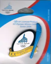 Nice 2006 Torino Moving Torch Olympic Games Mark Pin