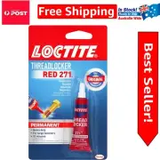 Strong Water-Resistant Threadlocker Red 271 6ml - Secure Your Metal Threads
