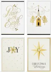 Image Arts Religious Christmas Cards Assortment: Peace On Earth 48 Total
