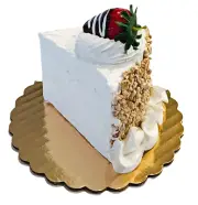 DEZICAKES Fake Cake Slice Piece Artificial Food Fake Piece of Cheesecake