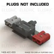 Anderson Plug 50 Amp Flat 7 Pin Trailer Socket Mount Bracket Plate 2x 50A - 003