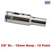 Kincrome K26554 - Deep Socket (Mirror Polish) 12mm 3/8" Drive
