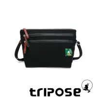 在飛比找momo購物網優惠-【tripose】MIN多功能袋中袋斜背包(潮感黑)