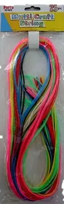 New 50x Multi Purpose Craft Strings Assorted Bright Colour DIY Strings Art Craft