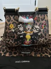 NEW* Dolce & Gabbana Miss Sicily DG Family Leather Satchel (WITH TAGS)