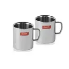 Stainless Steel Double Wall Tea Coffee Mug Set of 2 Pieces 300 ml each