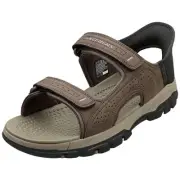 Skechers Slip-ins Tresmen Reece Mens Walking Sandals in Chocolate - 10 US