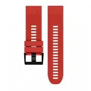 Soft Silicone Replacement Watch Band Strap for Garmin Fenix 5X Red
