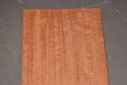 Makore Raw Wood Veneer Sheet 6 x 28 inches 1/42nd thick 6775-44