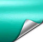 VViViD+ Matte Metallic Miami Teal Premium Vinyl Wrap Film 1ft x 5ft Miami Teal