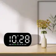 Adjustable Brightness LED Table Clock Temperature Date and Week Display