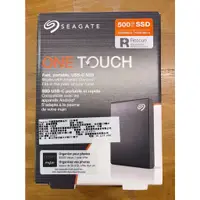 在飛比找蝦皮購物優惠-SEAGATE希捷 One Touch SSD 500GB 