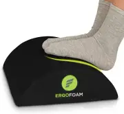 ErgoFoam Foot Rest Under Desk | Soft Foam Rocker for Back, Knee, Lumbar Support