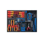 17 Pcs of Kincrome Contour VDE & Testing EVA Tray - Pliers & Screwdrivers
