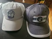 Georgetown University - The Game - (Strapback) 2 New Hat Lot - Free Shipping