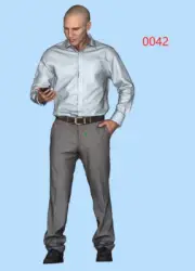 Resin 1:24 1:43 1:64 1:87 Looking At Phone Painted Doll Figure Scene Props Toys