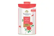 Yardley London Perfumed Fragrant Beauty Talc Red Rose Naturally Derived Roses