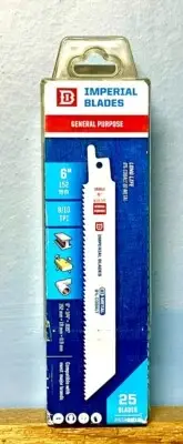 Imperial Blades 25IB6810 6-Inch G Purpose Reciprocating Saw Blade(25 PACK) 8/10