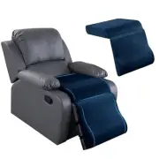Foam Recliner Cushion with Leg Pillow for Elderly Large Square Sapphire Blue