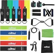 Resistance Bands Set, Elastic Exercice Loop Bands, Figure 8 Resistance Band, Jumping Rope, Working Out, Arms, Shoulder, Leg Stretching, Home Gym Equipment for Women Men, Carry Bag