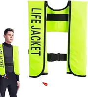 Swim Vest Adult | Automatic Inflatable Floating Vest - Buoyancy Suit Portable for Kayaking Fishing Rafting Paddleboarding Beach Boating