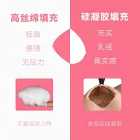 在飛比找ETMall東森購物網優惠-圓領義乳假胸部仿真女輕便款cos男用cd變裝主播硅膠假乳房假