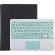 Bluetooth Keyboard & Tablet Case For Ipad 10.2 / Ipad Air 2019 Detachable Touch Pad Pen Slot Holder Microfiber Leather Black Light Green Keyboards