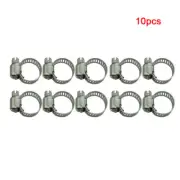 10mm-16mm Stainless Steel Fuel Hose Pipe Clamps Clips 1/4"-5/8"