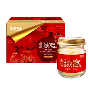 華齊堂 金絲燕窩-美妍紅棗味(75mlx6瓶)3盒