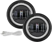 Front Bumper Led Fog Lights Signal Lamp Compatible With Toyota Tacoma 2005-2011/ Tundra 2007-2013/ Solara 2004-2006/ Sequoia 2008-2015(Model A)