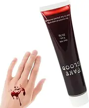 Fake Blood - Halloween Makeup Fake Blood | Halloween Washable Fake Blood | Red Fake Blood Liquid | Realistic Makeup Vampire Blood | Realistic Makeup Blood For Zombie Vampire Halloween