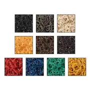 New! Equitare 500 pc. BRAIDETTES BRAIDING BANDS For horse mane tail 7 COLORS!