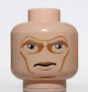 Lego Light Nougat Minifig Head Cheek Lines Clone Wars Mandalorian