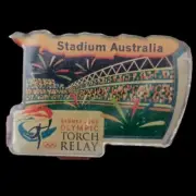 Vintage Sydney 2000 Olympic Torch Relay Stadium Australia collectable Pin Badge