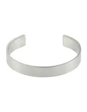 [Cudworth] Brushed Stainless Steel Cuff, Bangle in Silver