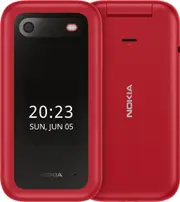 Nokia 2660 Flip 128MB - Red (1GF012HPB1A03)*AU STOCK*, 2.8', 48MB/128MB, 0.3MP, Dual SIM, 1450mAh Removable, 2YR