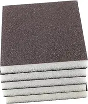 NULYLU 80 Grits Sandpaper Pad Set Car Sponge Block for Woodworking Polishing Blocks for Furniture