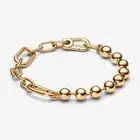 *BRAND NEW* Pandora ME Gold Plated Metal Bead & Link Chain Bracelet 562793C00
